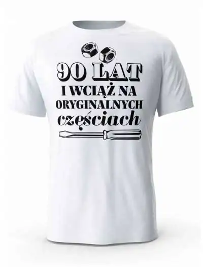 Koszulka na 90 urodziny, T-shirt Dla Mężczyzny