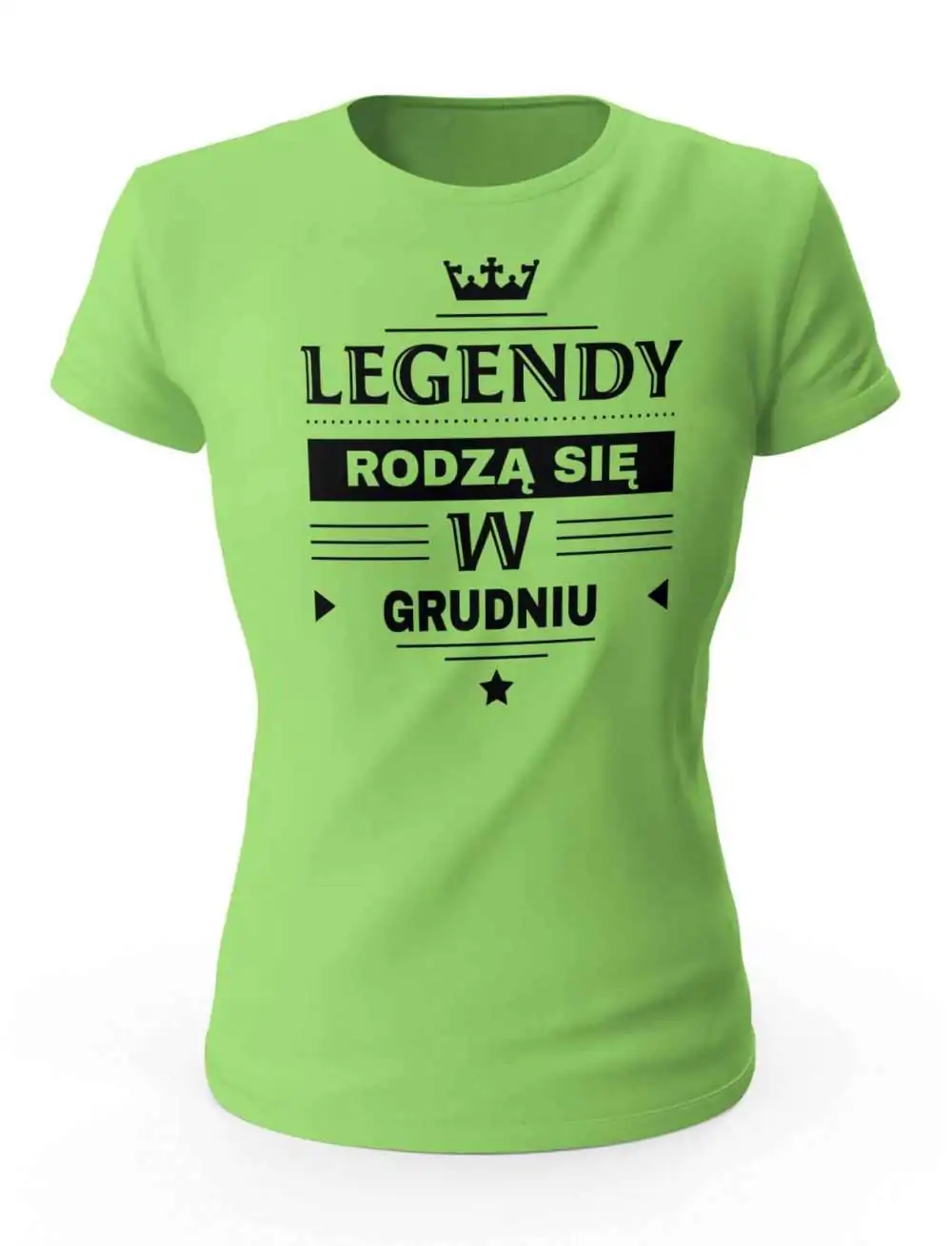 Koszulka Damska, Legendy Rodzą Się w Grudniu, Prezent Dla Kobiety