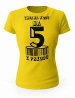 Koszulka Zmiana Kodu na 5 z Przodu, T-shirt Dla Kobiety 