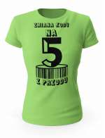 Koszulka Zmiana Kodu na 5 z Przodu, T-shirt Dla Kobiety 