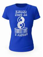 Koszulka Zmiana Kodu na 8 z Przodu, T-shirt Dla Kobiety 