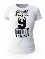 Koszulka Zmiana Kodu na 9 z Przodu, T-shirt Dla Kobiety 