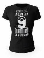 Koszulka Zmiana Kodu na 9 z Przodu, T-shirt Dla Kobiety 