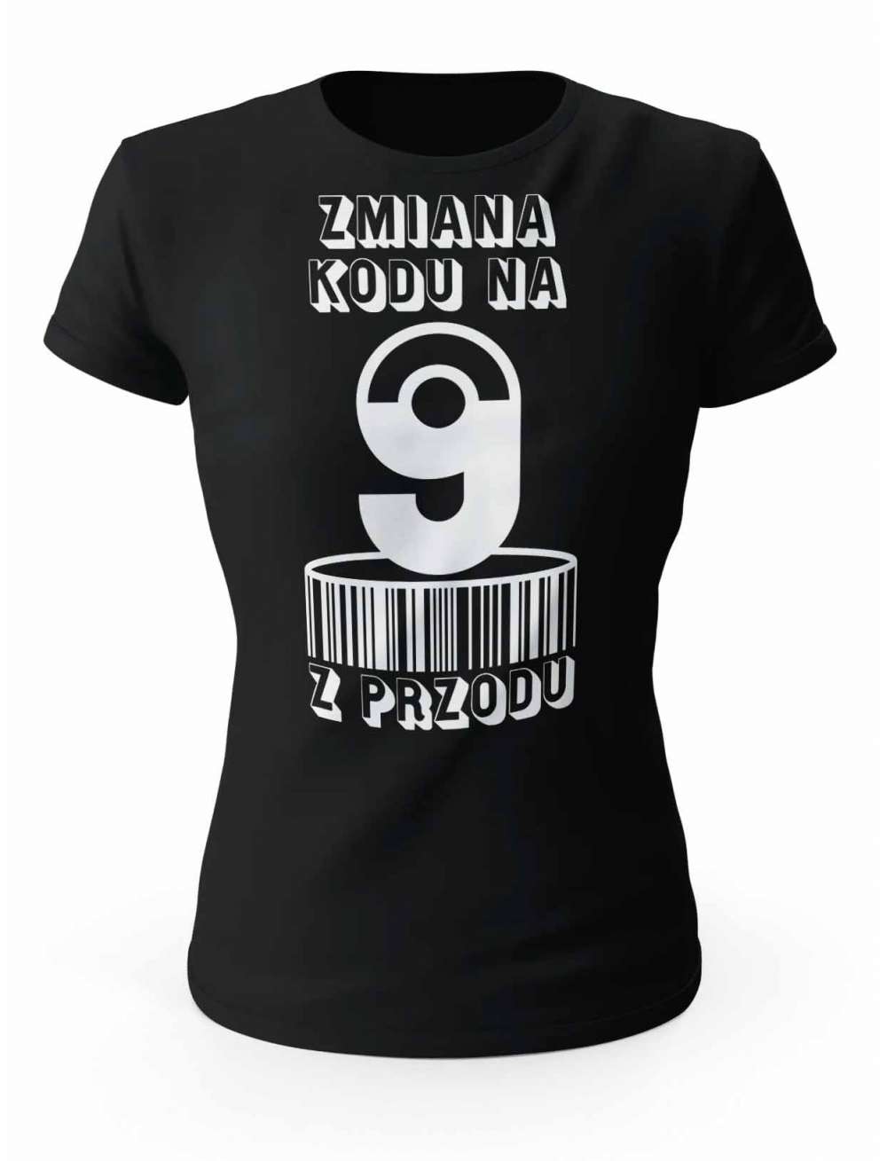 Koszulka Zmiana Kodu na 9 z Przodu, T-shirt Dla Kobiety 