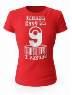 Koszulka Zmiana Kodu na 9 z Przodu, T-shirt Dla Kobiety 