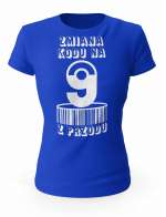 Koszulka Zmiana Kodu na 9 z Przodu, T-shirt Dla Kobiety 