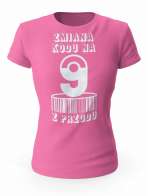 Koszulka Zmiana Kodu na 9 z Przodu, T-shirt Dla Kobiety 