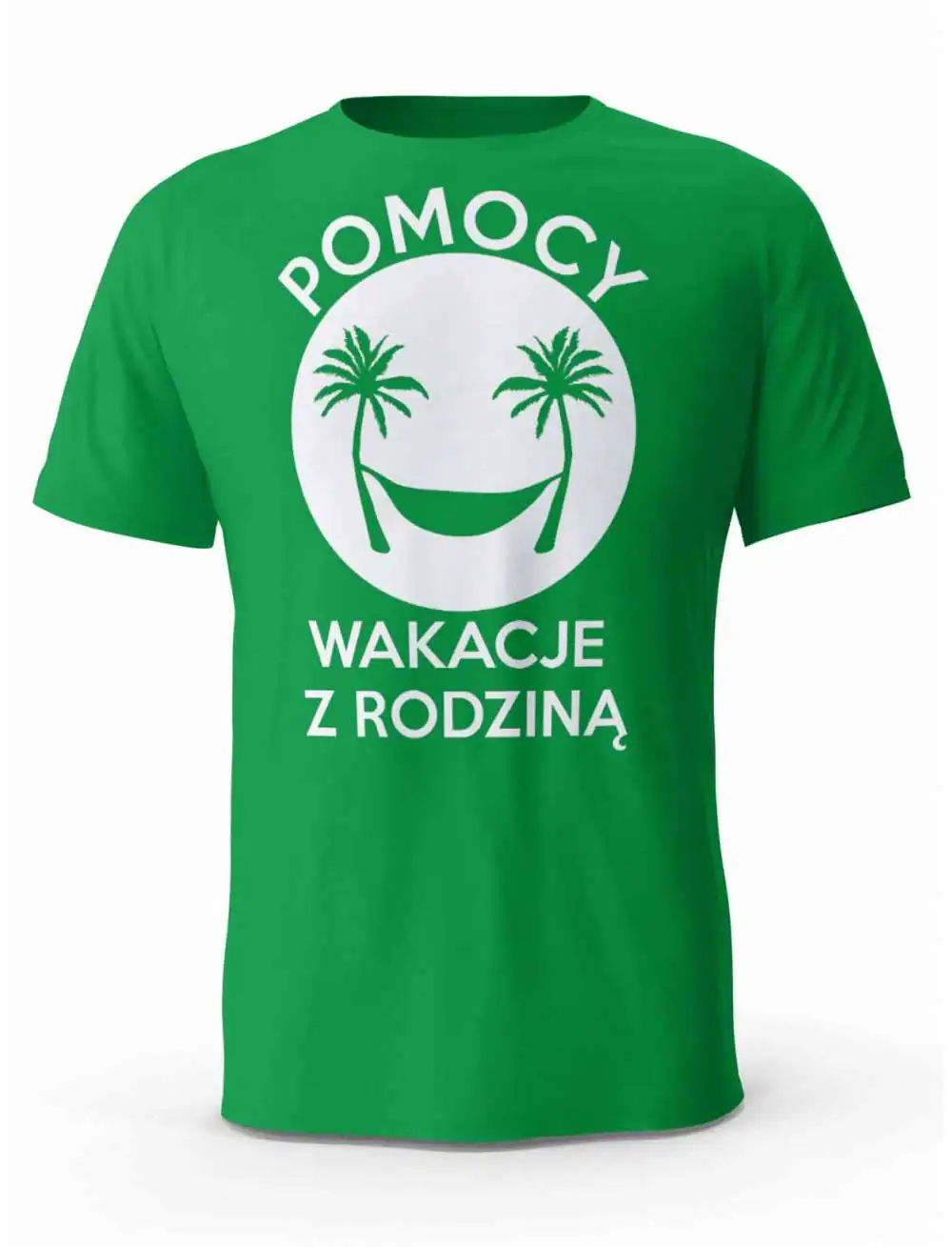 Koszulka Męska, Pomocy Wakacje z Rodziną, Prezent Dla Mężczyzny