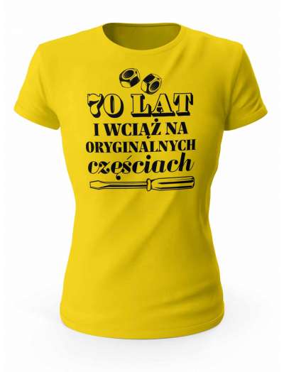 Koszulka na 70 urodziny, T-shirt Dla Kobiety