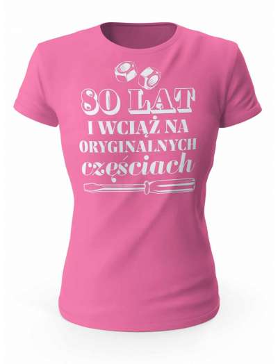 Koszulka na 80 urodziny, T-shirt Dla Kobiety