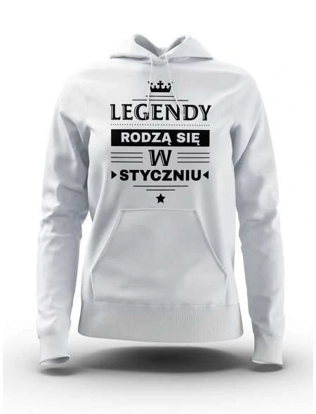 Bluza Damska, Legendy Rodzą Się w Styczniu, Prezent Dla Kobiety