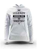 Bluza Damska, Legendy Rodzą Się w Kwietniu, Prezent Dla Kobiety