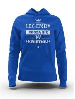 Bluza Damska, Legendy Rodzą Się w Kwietniu, Prezent Dla Kobiety