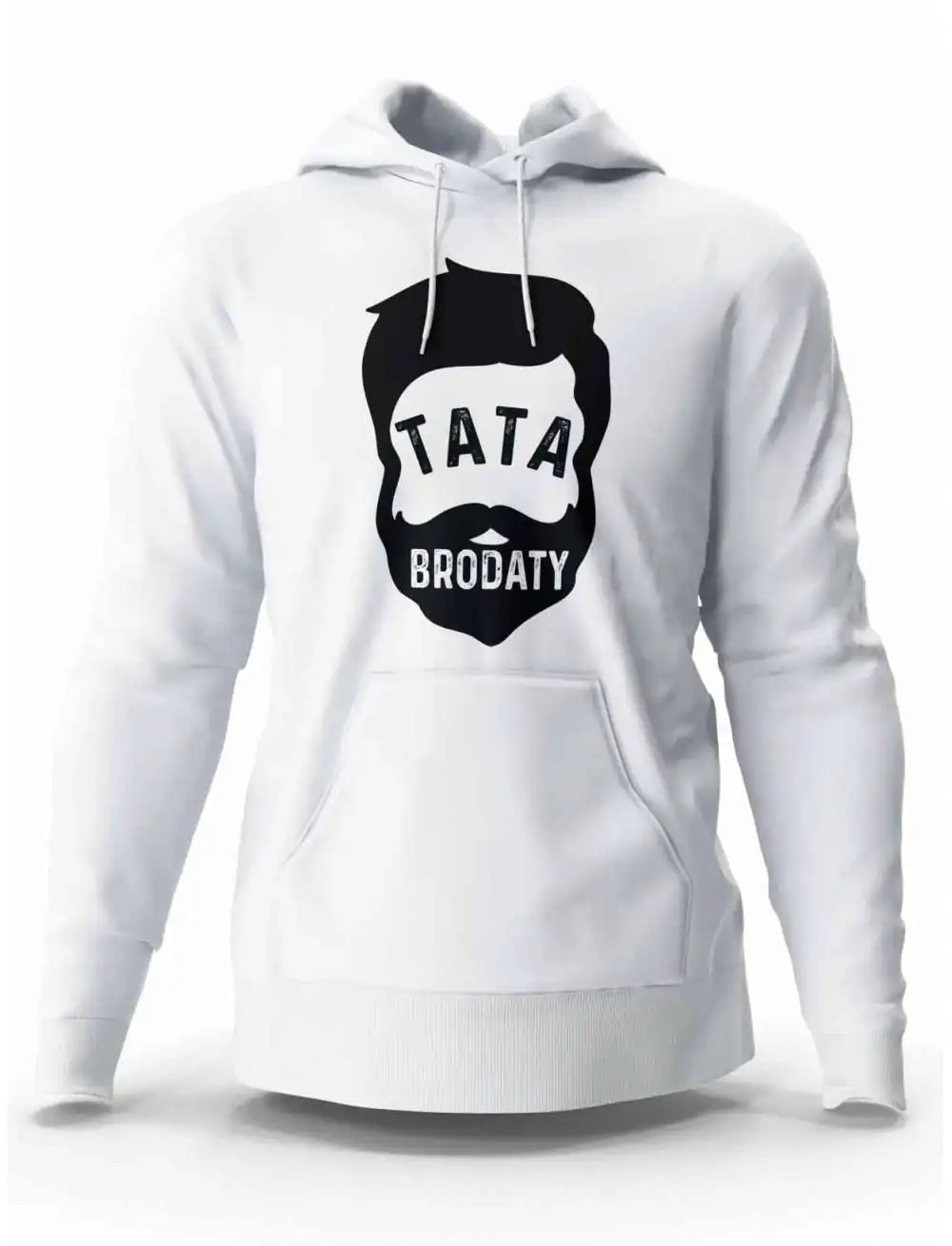 Bluza Męska z Kapturem, Bluza Tata Brodaty , Dla Taty