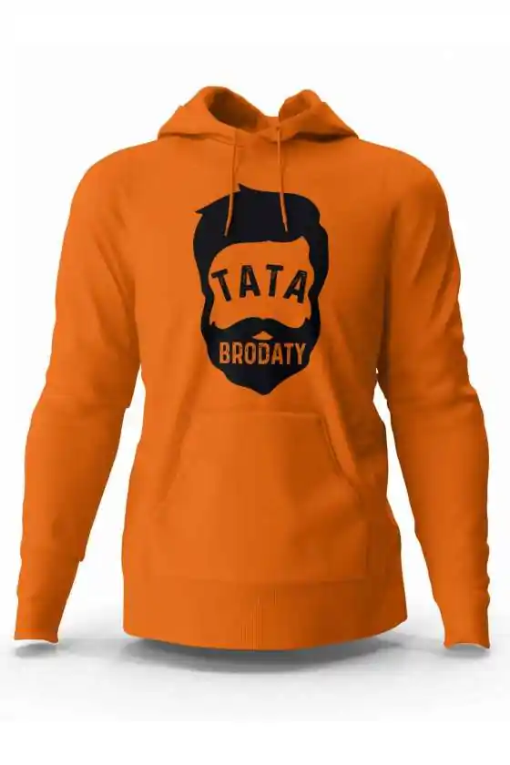 Bluza Męska z Kapturem, Bluza Tata Brodaty , Dla Taty