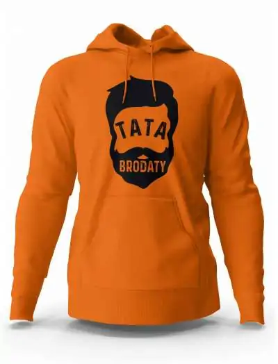 Bluza Męska z Kapturem, Bluza Tata Brodaty , Dla Taty