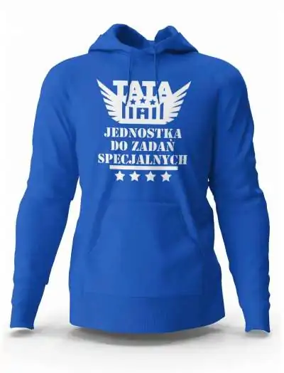 Bluza Męska z Kapturem, Bluza Jednostka 1, Dla Taty