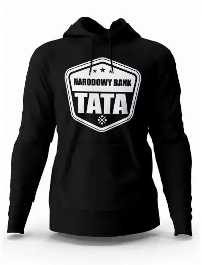 Bluza Męska z Kapturem, Bluza Narodowy Bank Tata, Dla Taty