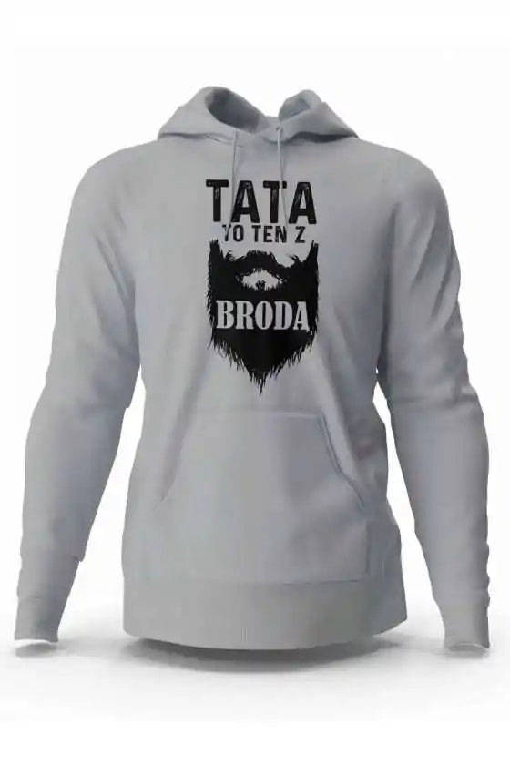 Bluza Męska z Kapturem, Bluza Tata Z Broda, Dla Taty