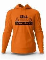 Bluza Męska z Kapturem, Bluza Siła Masa Tacierzyństwo, Dla Taty