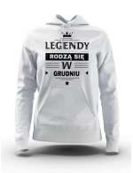 Bluza Damska, Legendy Rodzą Się w Grudniu, Prezent Dla Kobiety