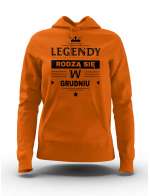 Bluza Damska, Legendy Rodzą Się w Grudniu, Prezent Dla Kobiety
