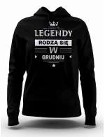Bluza Damska, Legendy Rodzą Się w Grudniu, Prezent Dla Kobiety