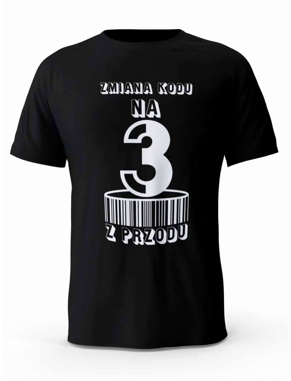 Koszulka Zmiana Kodu na 3 z Przodu, T-shirt Dla Mężczyzny