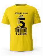 Koszulka Zmiana Kodu na 5 z Przodu, T-shirt Dla Mężczyzny