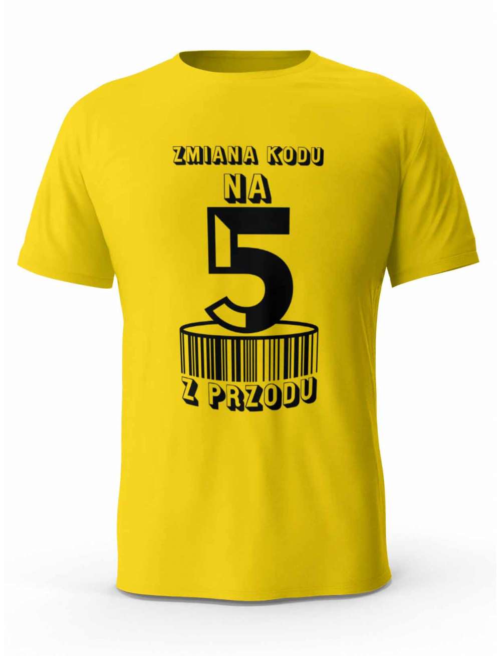 Koszulka Zmiana Kodu na 5 z Przodu, T-shirt Dla Mężczyzny