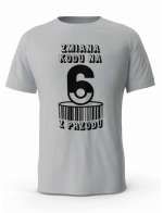 Koszulka Zmiana Kodu na 6 z Przodu, T-shirt Dla Mężczyzny