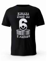 Koszulka Zmiana Kodu na 6 z Przodu, T-shirt Dla Mężczyzny