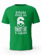 Koszulka Zmiana Kodu na 6 z Przodu, T-shirt Dla Mężczyzny