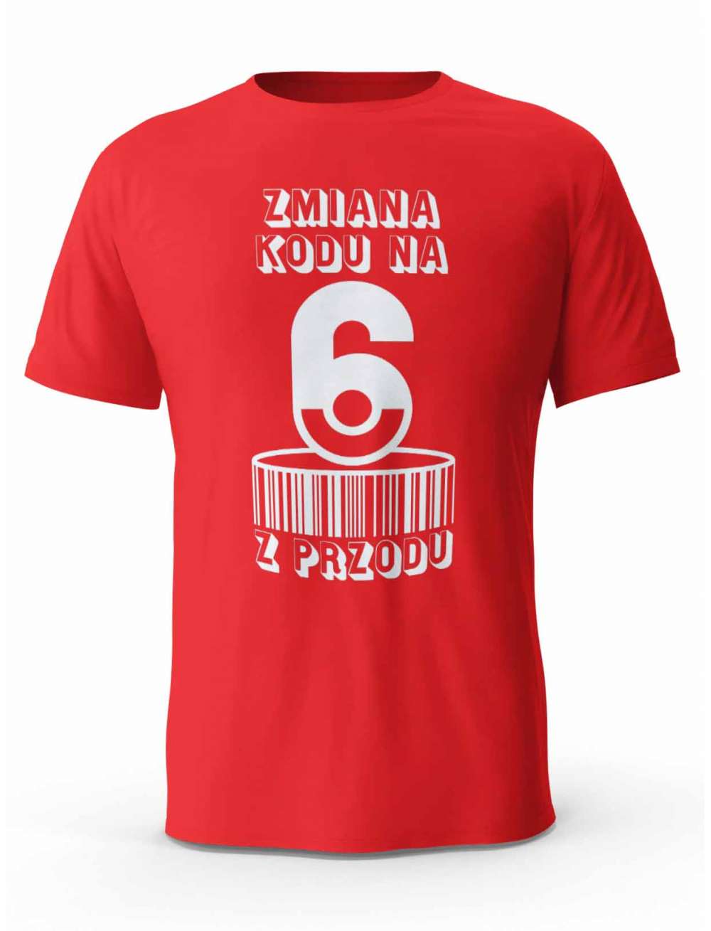 Koszulka Zmiana Kodu na 6 z Przodu, T-shirt Dla Mężczyzny