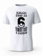 Koszulka Zmiana Kodu na 6 z Przodu, T-shirt Dla Mężczyzny