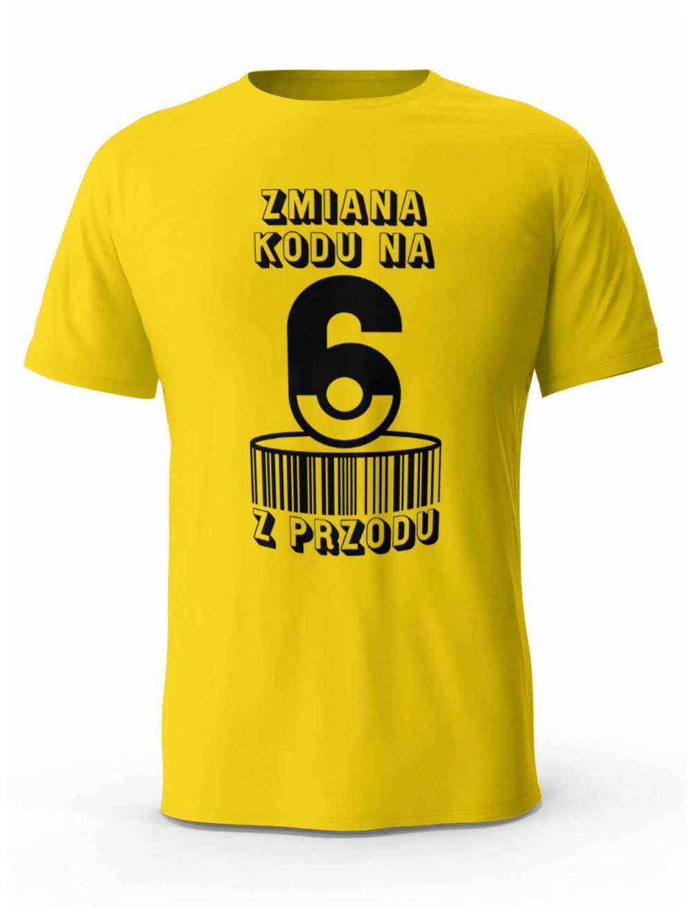 Koszulka Zmiana Kodu na 6 z Przodu, T-shirt Dla Mężczyzny