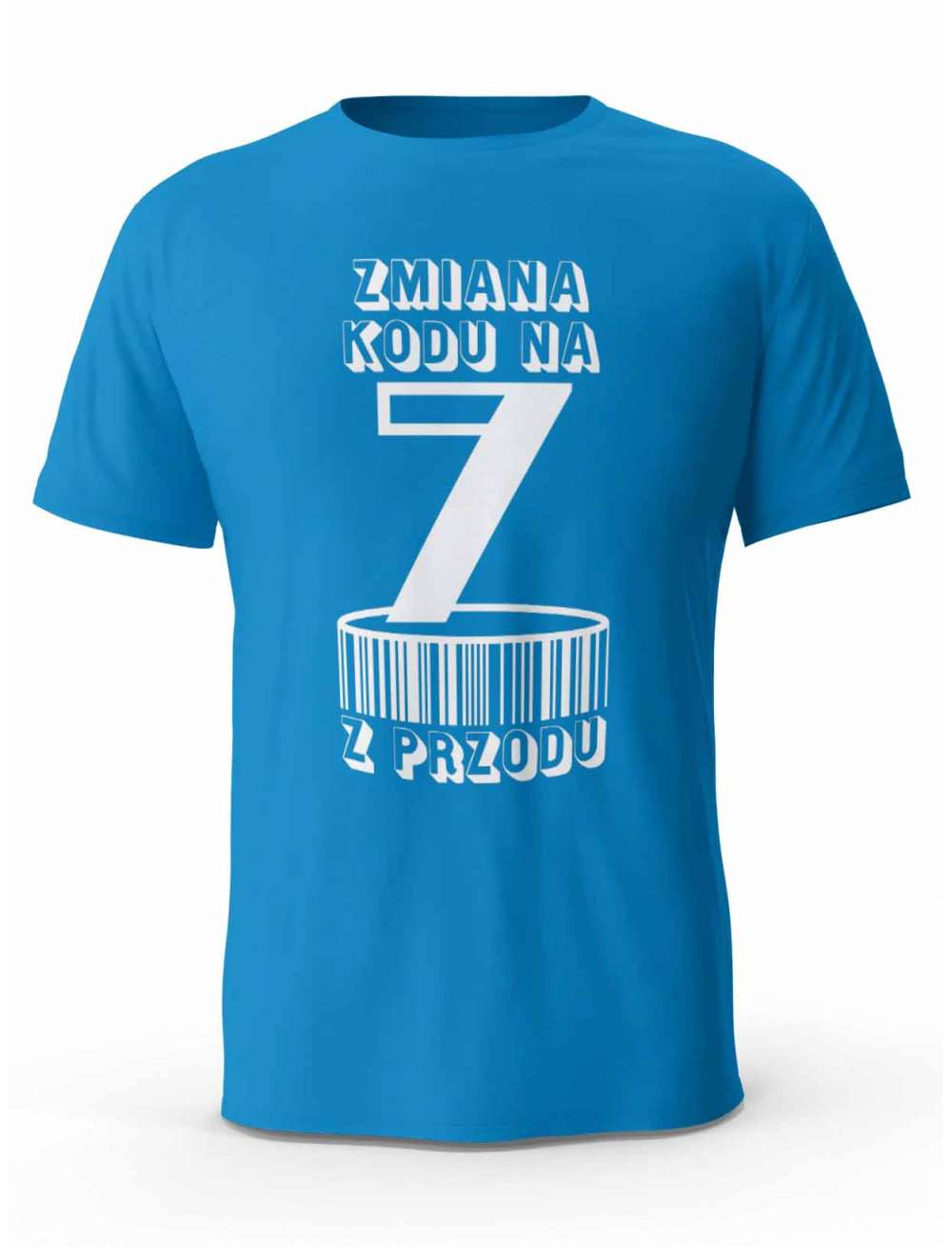 Koszulka Zmiana Kodu na 7  z Przodu, T-shirt Dla Mężczyzny