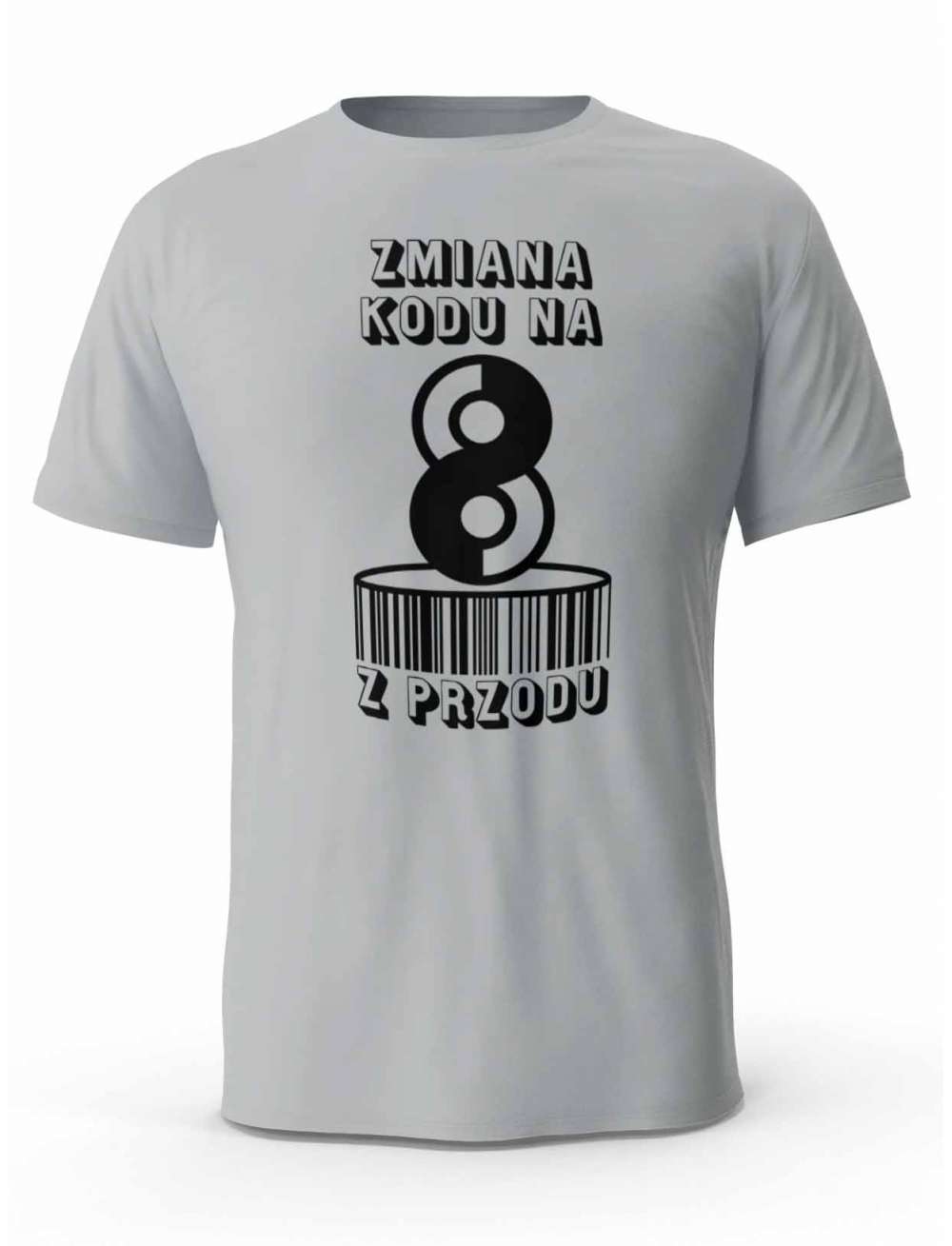 Koszulka Zmiana Kodu na 8 z Przodu, T-shirt Dla Mężczyzny