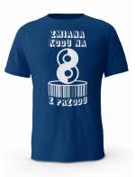 Koszulka Zmiana Kodu na 8 z Przodu, T-shirt Dla Mężczyzny