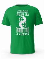 Koszulka Zmiana Kodu na 8 z Przodu, T-shirt Dla Mężczyzny
