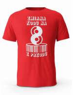 Koszulka Zmiana Kodu na 8 z Przodu, T-shirt Dla Mężczyzny