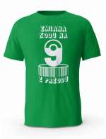 Koszulka Zmiana Kodu na 9 z Przodu, T-shirt Dla Mężczyzny