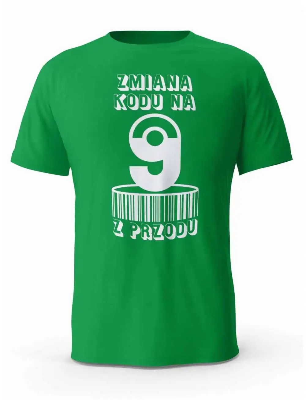 Koszulka Zmiana Kodu na 9 z Przodu, T-shirt Dla Mężczyzny Koszulka Zmiana Kodu na 9 z Przodu, T-shirt Dla Mężczyzny