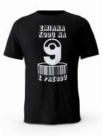 Koszulka Zmiana Kodu na 9 z Przodu, T-shirt Dla Mężczyzny