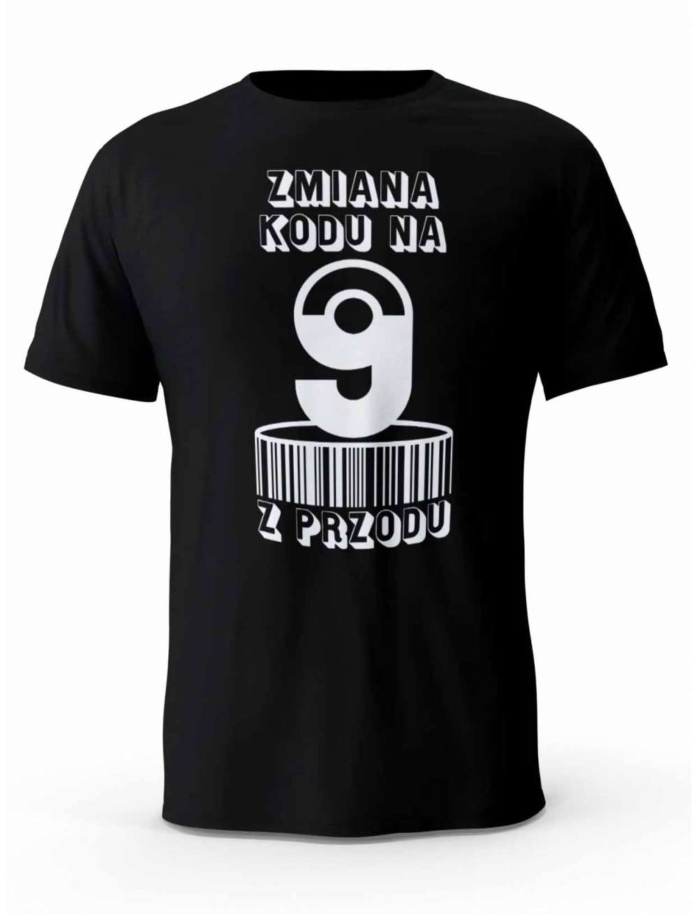 Koszulka Zmiana Kodu na 9 z Przodu, T-shirt Dla Mężczyzny