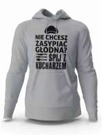 Bluza Męska, Nie Chcesz Zasypiać Głodna? Śpij z Kucharzem, Prezent Dla Mężczyzny