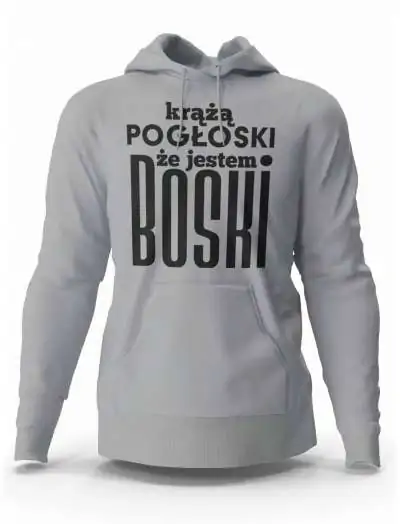 Bluza Męska, Krążą Pogłoski Że Jestem Boski, Prezent Dla Mężczyzny