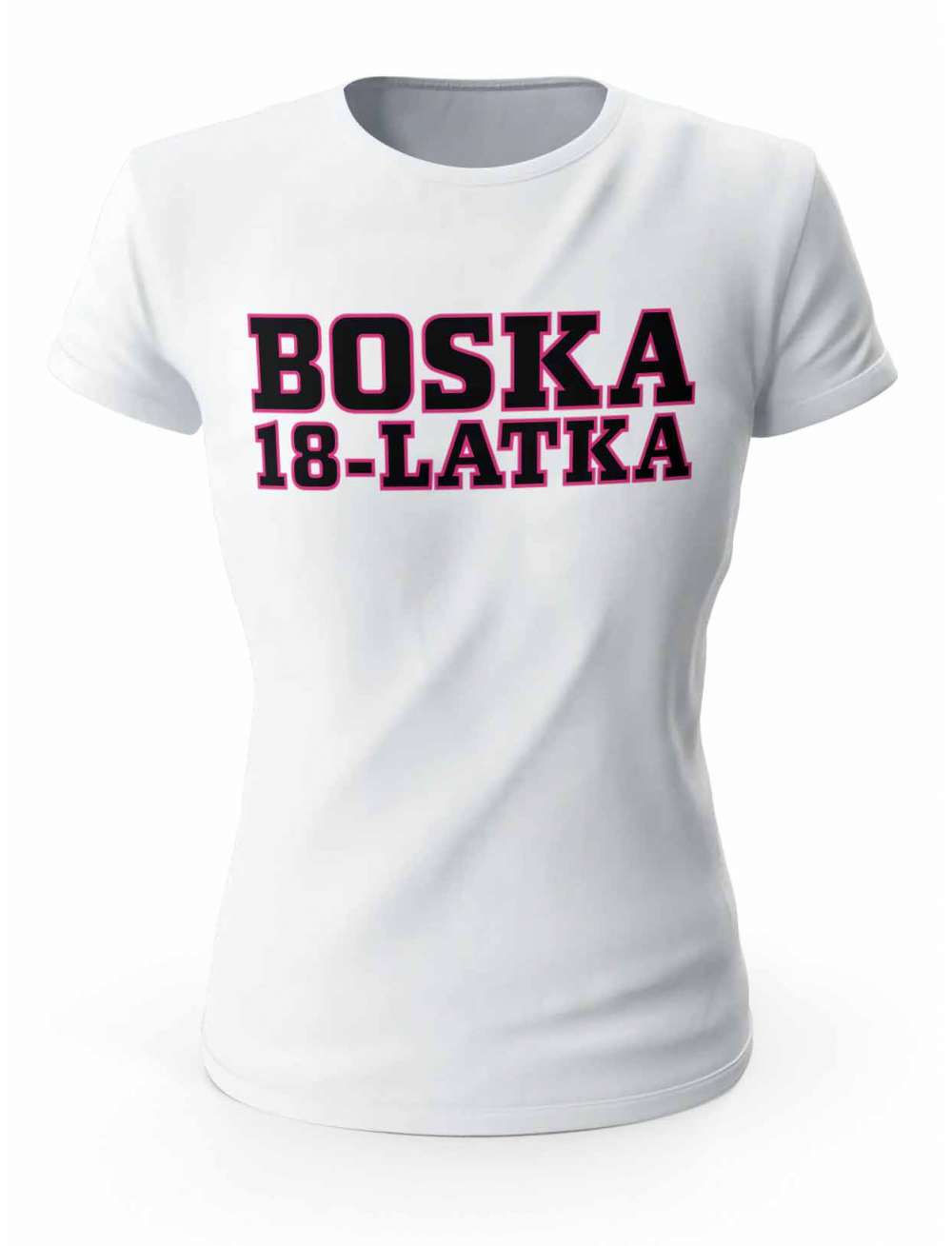 Koszulka Damska, Boska 18-latka, Prezent Dla Kobiety