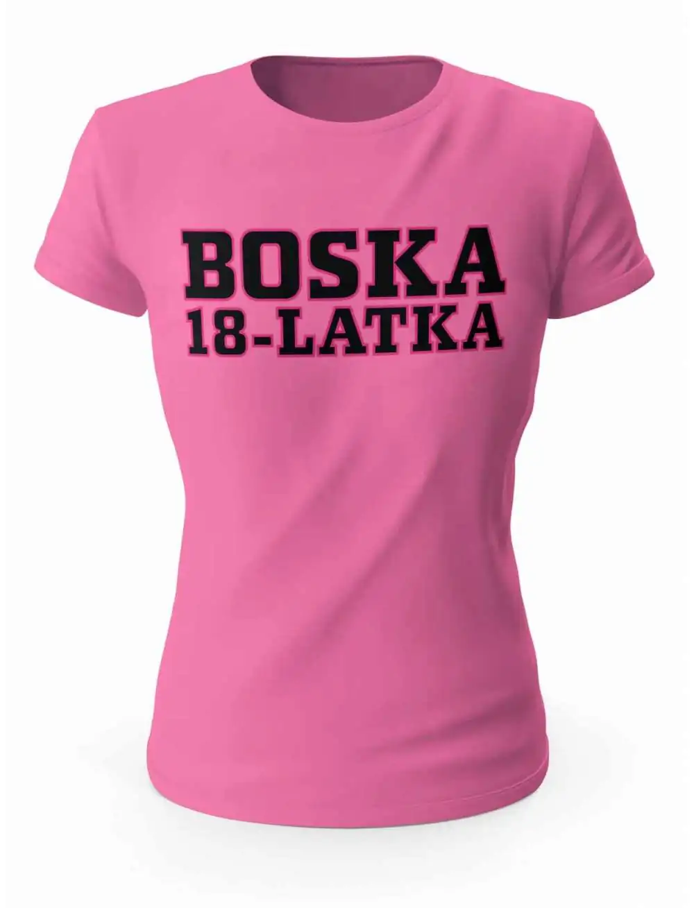 Koszulka Damska, Boska 18-latka, Prezent Dla Kobiety
