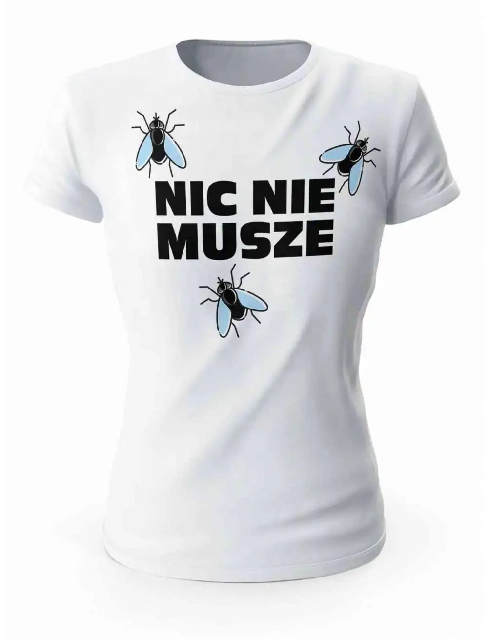 Koszulka Damska, Nic nie muszę, Prezent Dla Kobiety